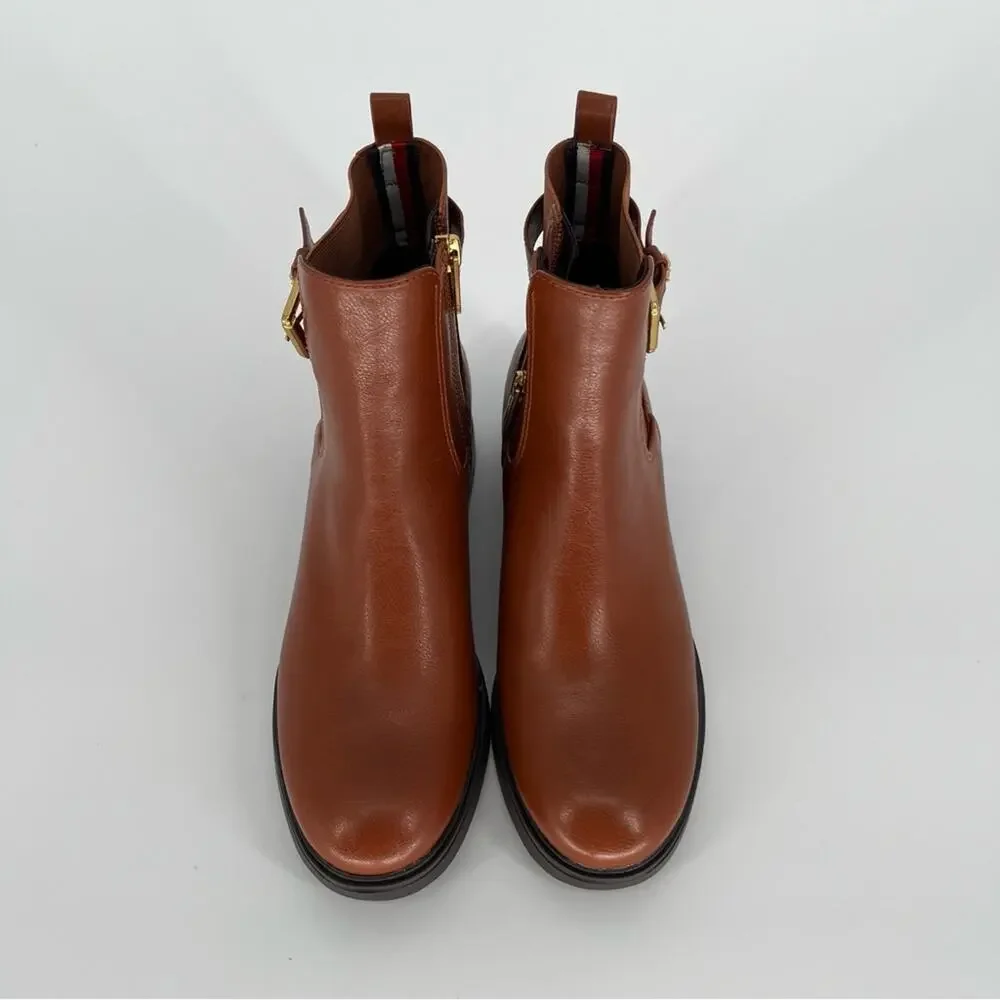 Tommy Hilfiger Baylon Chelsea booties medium natural brown - 7